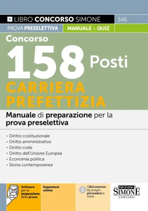 158 Posti Carriera Prefettizia 2025 fronte