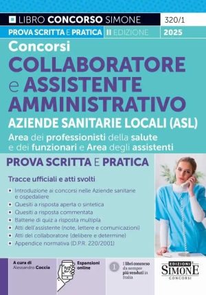 Collaboratore Assistente Amm.vo Asl 2025 fronte