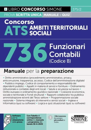 736 Funzionari Contabili Ats Manuale fronte
