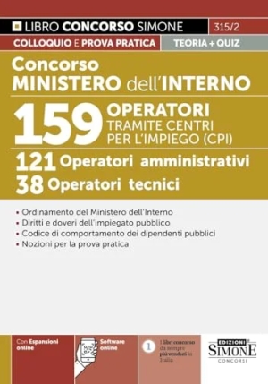 159 Operatori E 121 Oper.38 Oper.interno fronte
