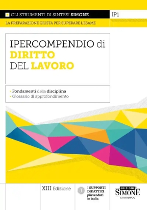 Ipercompendio Diritto Del Lavoro 13ed. fronte
