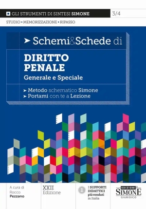 Schemi & Schede Diritto Penale 22ed. fronte