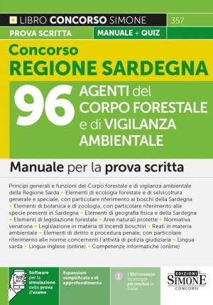 96 Forestali Regione Sardegna fronte