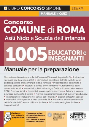 1005 Educatori Inseg.nidi Infanzia Roma fronte