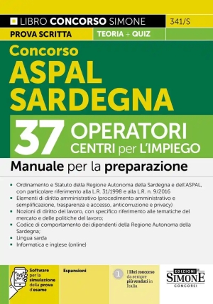 37 Operatori Centri Impiego Aspal Sardeg fronte