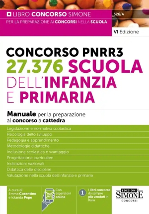 Concorso Scuola Infanzia E Primaria 6ed. fronte