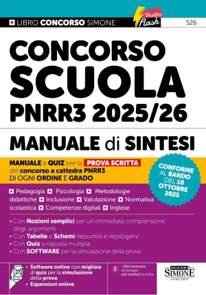 Concorso Scuola Pnrr3 202526 Man.sint. fronte