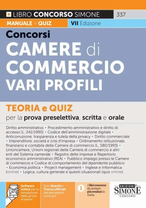 Concorso Camere Di Commercio 7ed. fronte