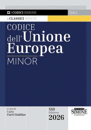 Codice Breve Unione Europea 13ed. 2026 fronte