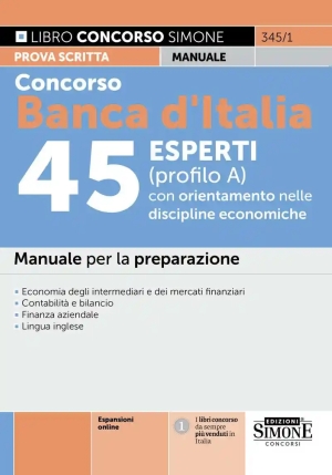 45 Esperti Discipl.econ.banca Italia fronte