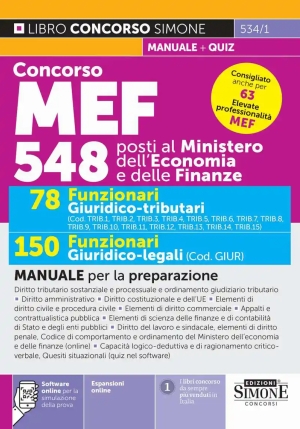 78 Funzionari Giur.trib.150 Legali Mef fronte