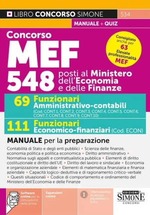 69 Funzionari Amm.cont.111 Econ.mef fronte