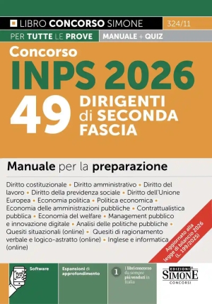49 Dirigenti Seconda Fascia Inps 2026 fronte