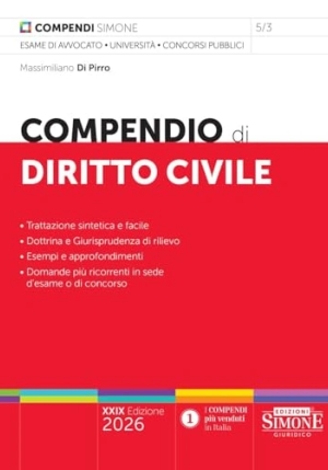 Compendio Diritto Civile 29ed. 2026 fronte