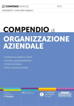 Compendio Organizzazione Aziendale 7ed. fronte