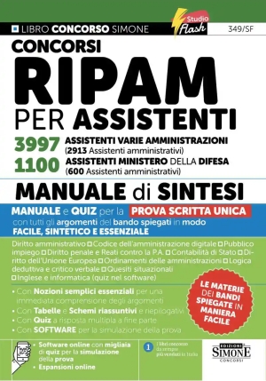 3997 Assistenti Varie Amm.ni Ripam 2026 fronte