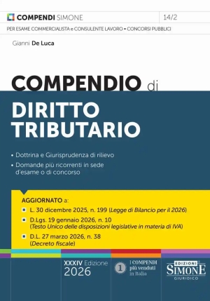 Compendio Diritto Tributario 35ed. fronte