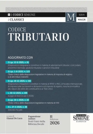 Codice Tributario 2026 2ed. fronte