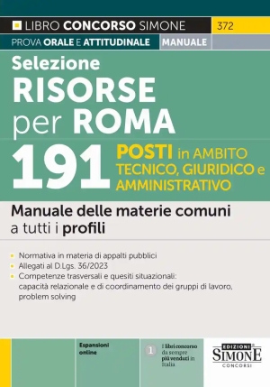 191 Ambito Tecn.giurid.amm.risorse Roma fronte
