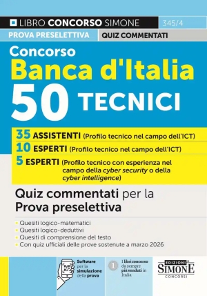 50 Tecnici Banca Italia Quiz Preselett. fronte