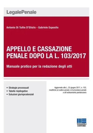 Appello E Cassazione Penale Dopo L.103 fronte