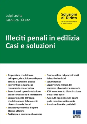 Illeciti Penali Edilizia Casi Soluzioni fronte