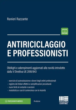 Antiriciclaggio E Professionisti 3ed. fronte