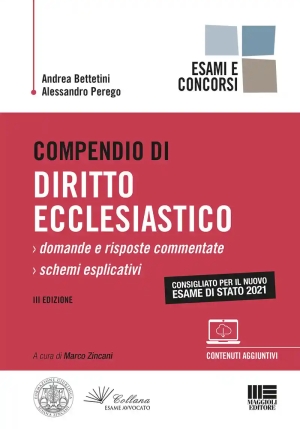 Compendio Diritto Ecclesiastico 2021 3ed fronte