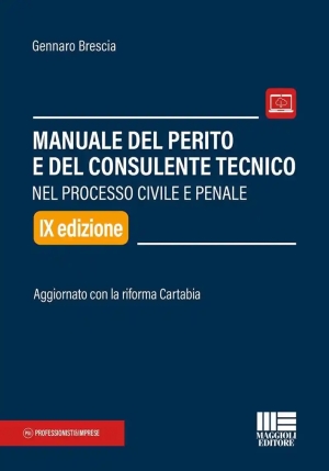 Manuale Perito Consul.tecnico Proc.9ed. fronte