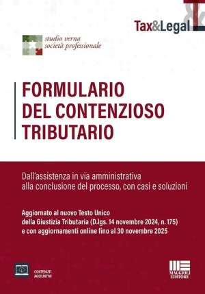 Formulario Contenzioso Tributario 2ed. fronte