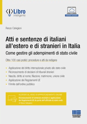 Atti E Sentenze Estero E Stranieri Itali fronte