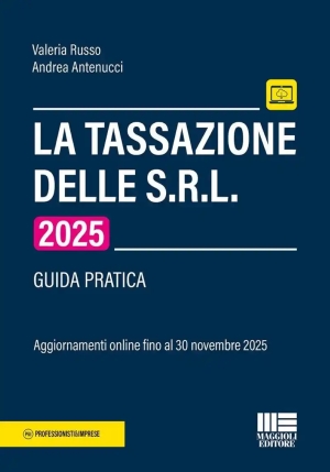 Tassazione Delle Srl 2025 fronte