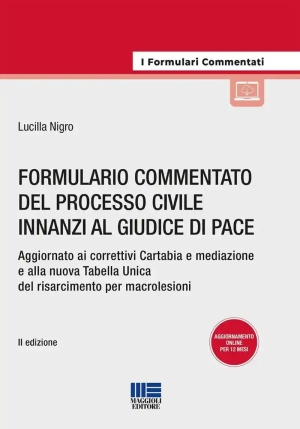 Formulario Comm.proc.civile Giud.pace fronte