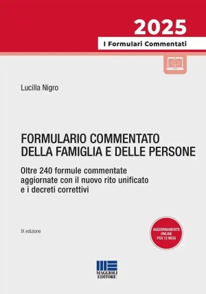 Formulario Comm.persone Famiglia 9ed. fronte