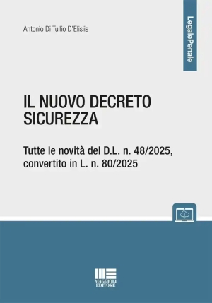 Nuovo Decreto Sicurezza fronte