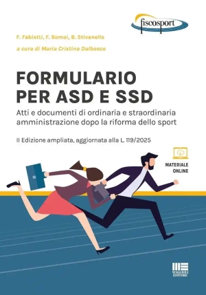 Formulario Asd E Ssd Riforma Sport 2ed. fronte