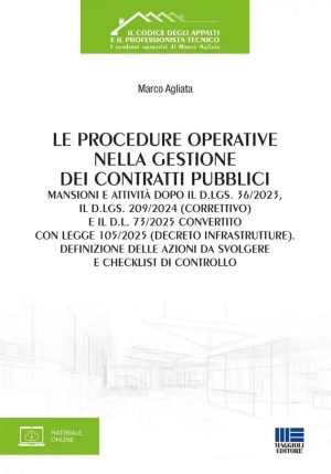 Procedure Operative Gestione Contratti Pubblici fronte