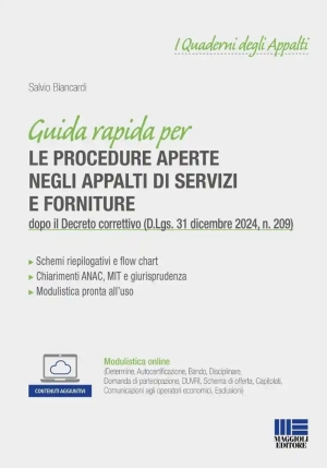 Guida Rapida Procedure Aperte Appalti fronte