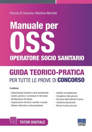 Oss Operatore Socio Sanitario Man.10ed. fronte