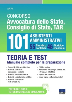 101 Assistenti Amm.vi Avv.stato Cons.tar fronte