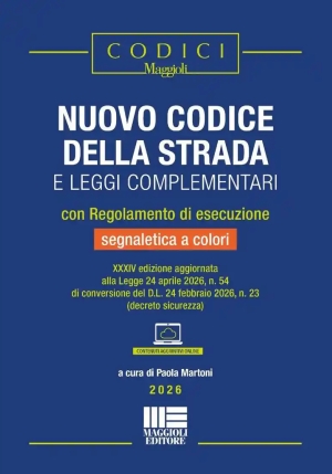 Nuovo Codice Strada Leggi Complem.2026 fronte