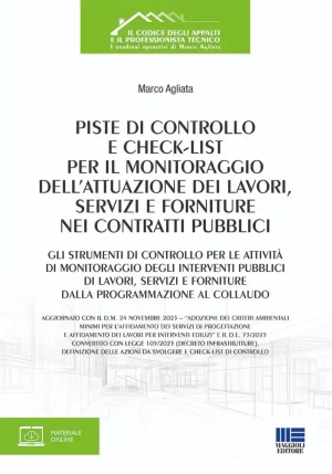 Piste Di Controllo E Check List Monitoraggio Attuazione Lavori Contratti fronte