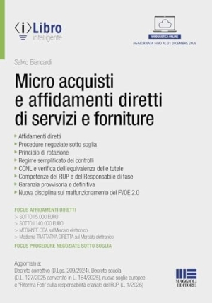 Micro Acquisti Affidamenti Diretti fronte