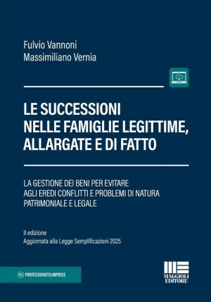 Successioni Nelle Famiglie Legittime, Allargate E Di Fatto fronte