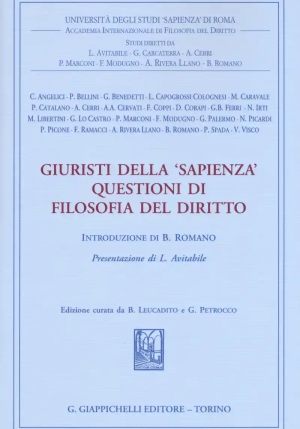 Giuristi Della Sapienza Questi fronte