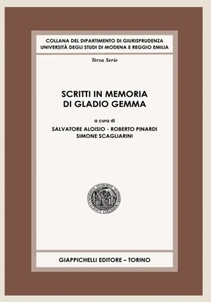 Scritti In Memoria Di Gladio Gemma fronte
