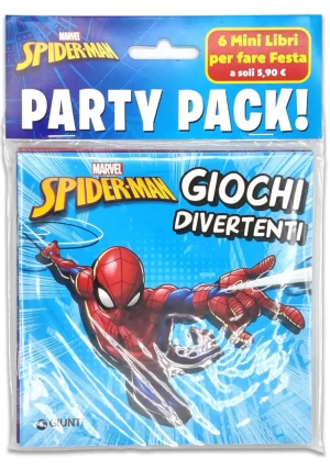 Party Pack! Spiderman. 6 Mini Libri Per Fare Festa. Ediz. A Colori fronte
