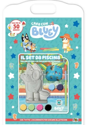 Crea Con Bluey + Set Da Piscina. Ediz. A Colori fronte