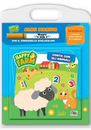 Happy Farm. Albo Magico. Conta Con Gli A. Ediz. A Colori fronte