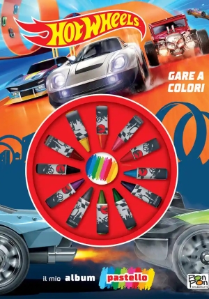 Hot Wheels. Gare A Colori. Album Pastelli fronte